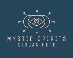 Mystical Fortune Teller Eye logo design