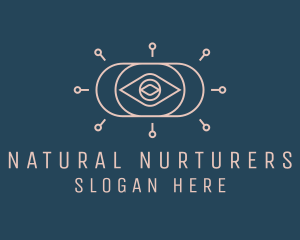 Mystical Fortune Teller Eye logo design