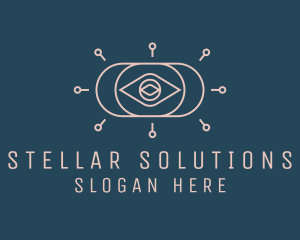 Mystical Fortune Teller Eye logo design