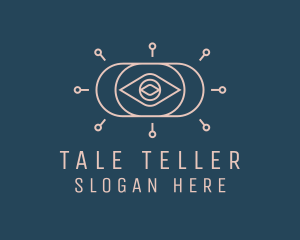 Mystical Fortune Teller Eye logo design