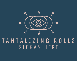 Mystical Fortune Teller Eye logo design