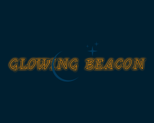 Neon Moonlight Glow logo design