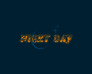 Neon Moonlight Glow logo design