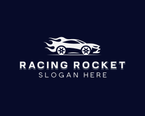 Speed Racer Car logo design