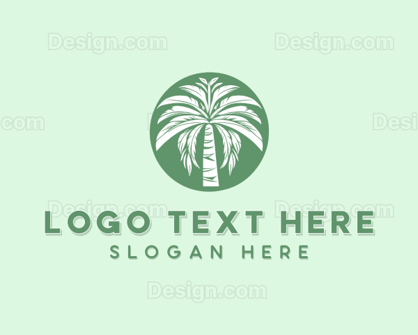 Palm Tree Botanical Garden Logo