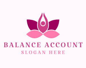 Wellness Lotus Spa logo design