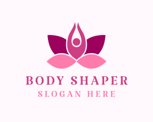 Wellness Lotus Spa logo design