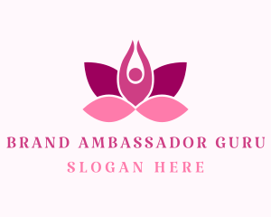 Wellness Lotus Spa logo design