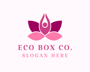 Wellness Lotus Spa logo design