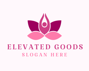 Wellness Lotus Spa logo design