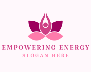 Wellness Lotus Spa logo design