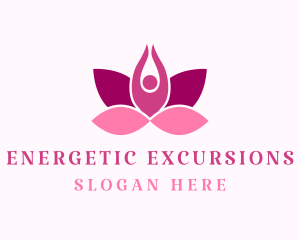 Wellness Lotus Spa logo design