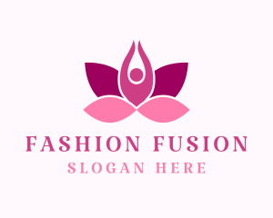 Wellness Lotus Spa logo design