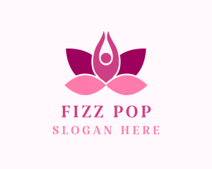 Wellness Lotus Spa logo design