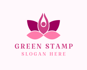 Wellness Lotus Spa logo design