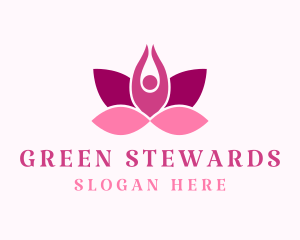 Calm Lotus Spa logo design