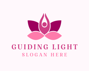 Wellness Lotus Spa logo design