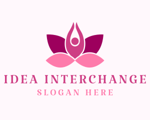 Wellness Lotus Spa logo design