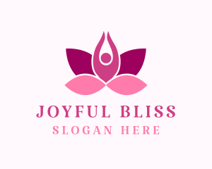 Wellness Lotus Spa logo design