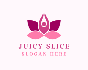 Wellness Lotus Spa logo design