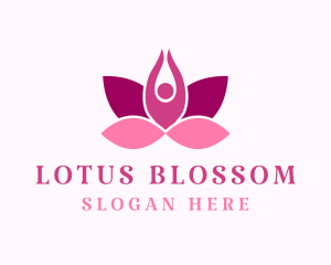 Wellness Lotus Spa logo design