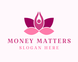 Wellness Lotus Spa logo design