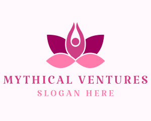 Wellness Lotus Spa logo design