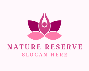 Wellness Lotus Spa logo design