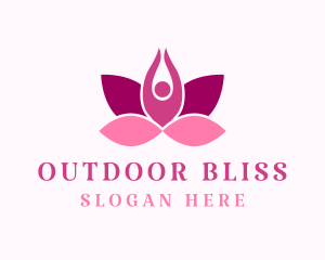 Wellness Lotus Spa logo design