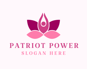 Wellness Lotus Spa logo design