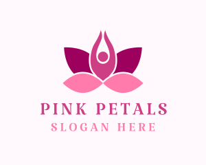 Wellness Lotus Spa logo design