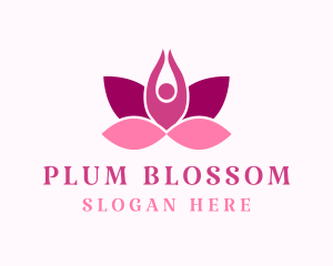 Wellness Lotus Spa logo design