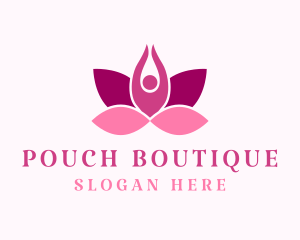 Wellness Lotus Spa logo design