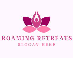 Wellness Lotus Spa logo design