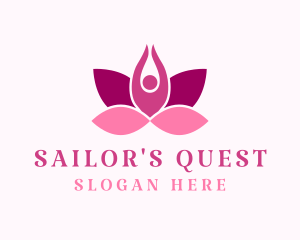 Wellness Lotus Spa logo design