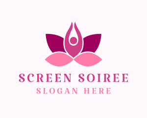 Wellness Lotus Spa logo design