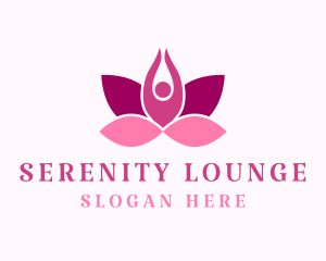 Wellness Lotus Spa logo design