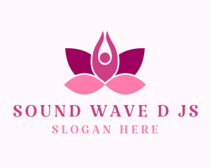 Wellness Lotus Spa logo design