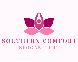 Wellness Lotus Spa logo design