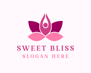 Wellness Lotus Spa logo design