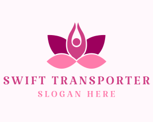 Wellness Lotus Spa logo design