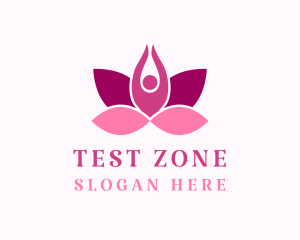 Wellness Lotus Spa logo design