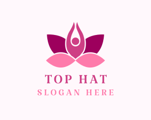 Wellness Lotus Spa logo design