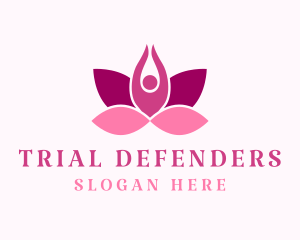 Wellness Lotus Spa logo design