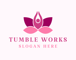 Wellness Lotus Spa logo design