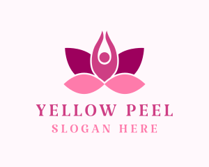 Wellness Lotus Spa logo design