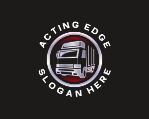 Truck Freight Delivery logo design