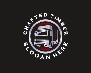 Truck Freight Delivery logo design