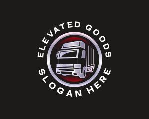 Truck Freight Delivery logo design