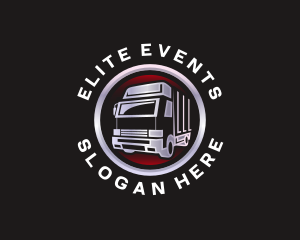 Truck Freight Delivery logo design